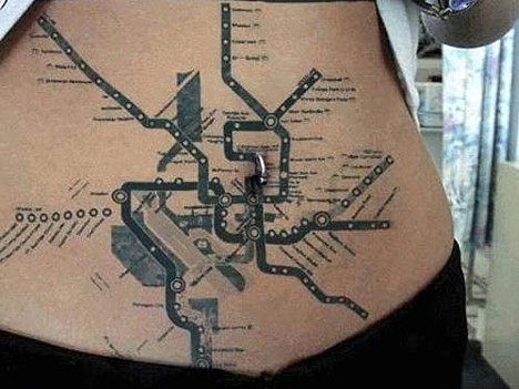 Map Tattoos